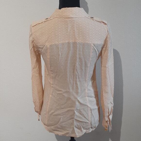 TORY BURCH sz 0 100% silk blouse, $298 - Picture 3 of 5